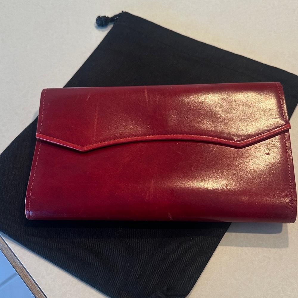 Prince Red Leather Wallet